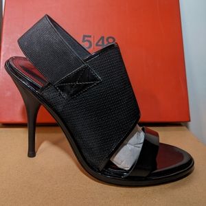 Selina 5/48 Saks Fifth Ave. Open Toe Heels Size 8